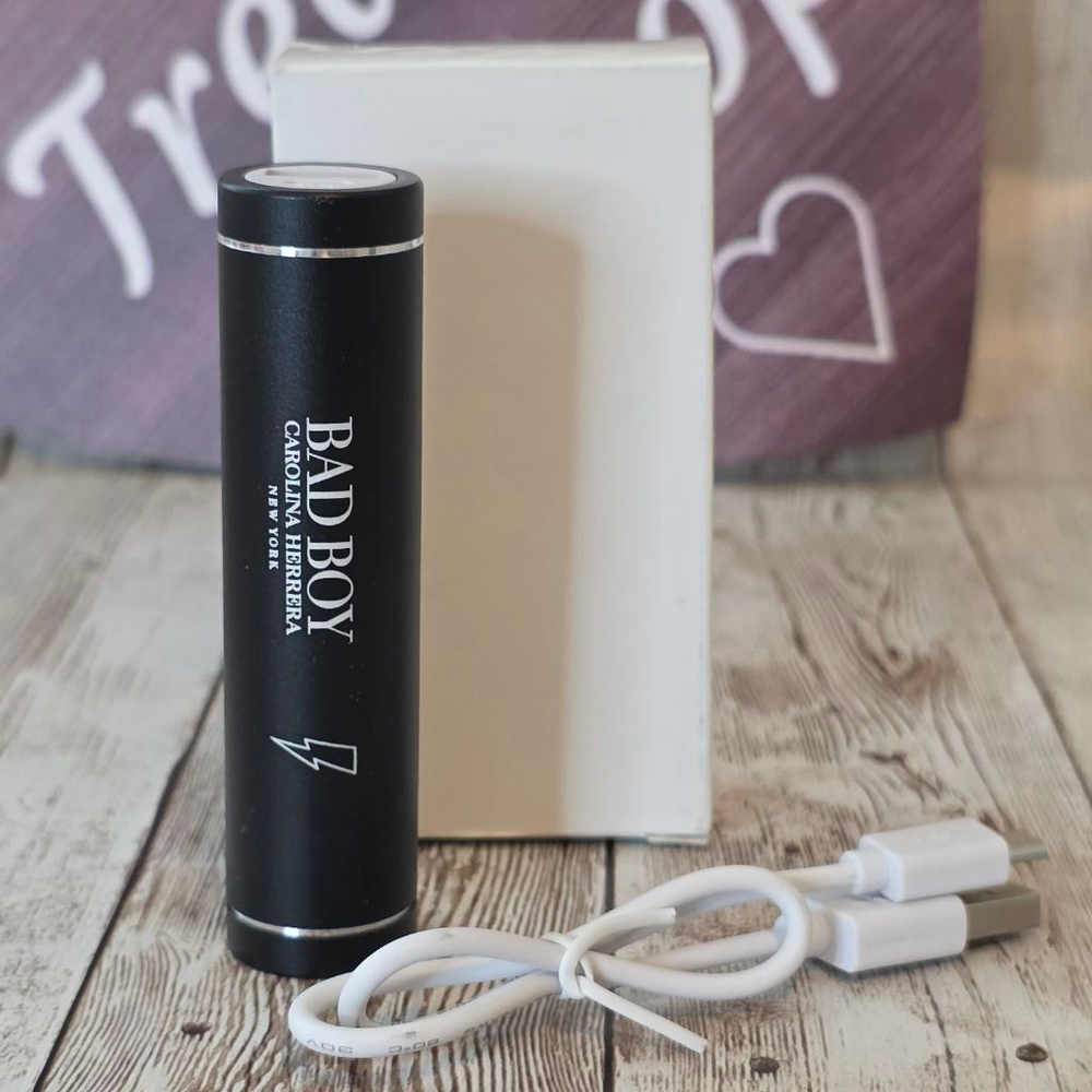 Carolina Herrera Bad Boy Power Bank - Black